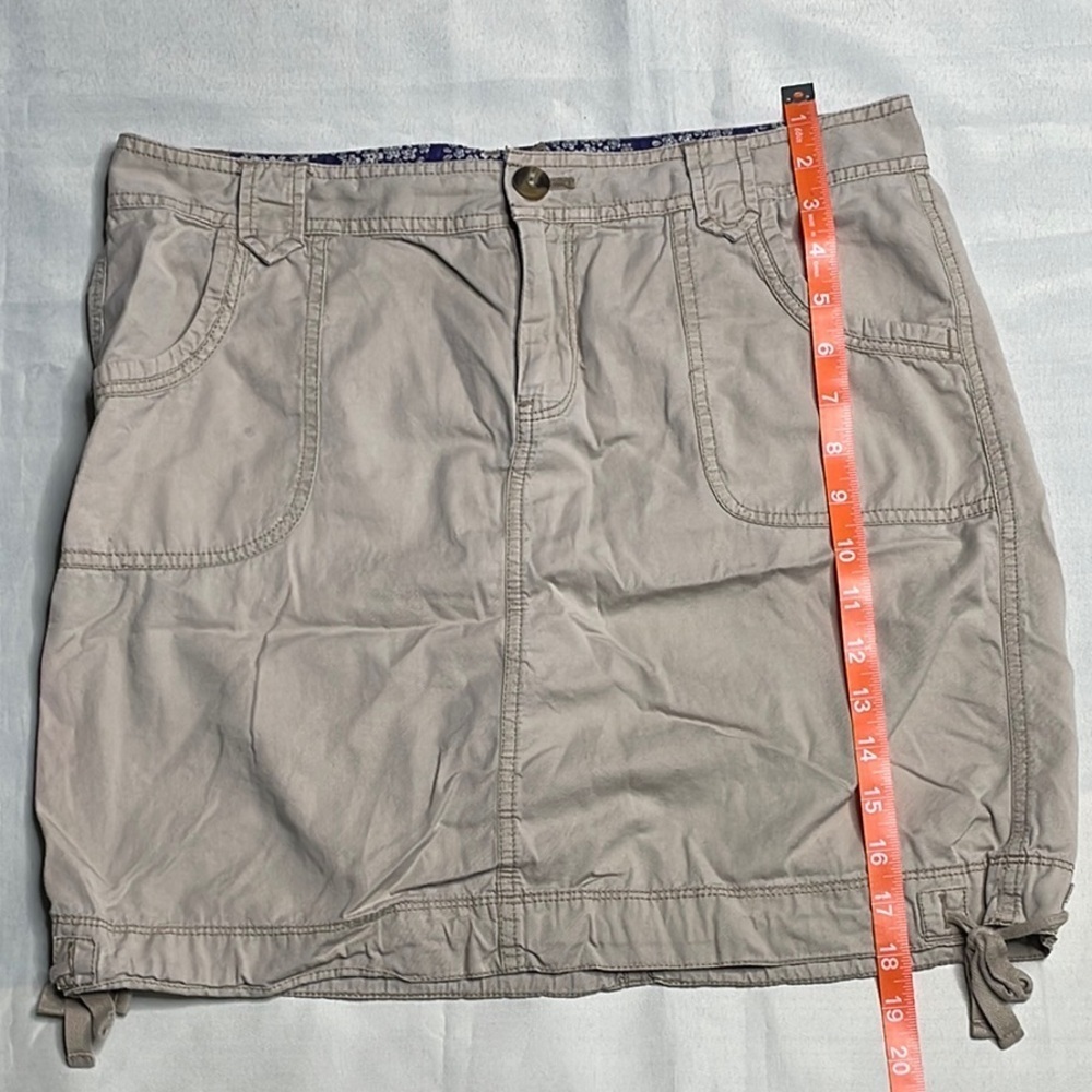 OLD NAVY Beige Casual Skirt with Drawstring Hem - Picture 5 of 9